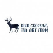 Deer Crossing the Art Farm